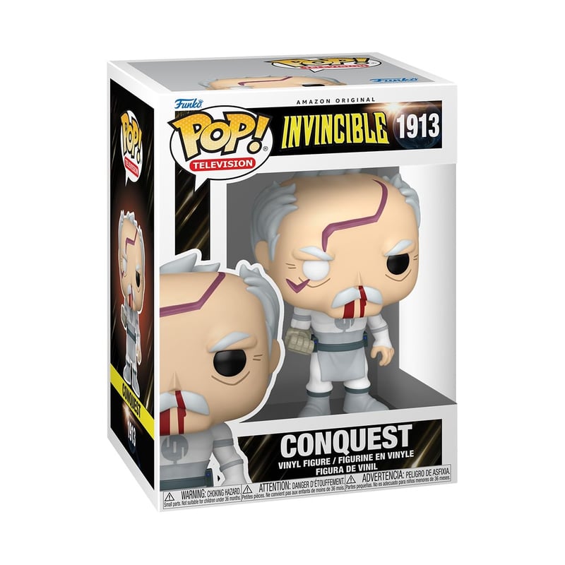 Funko POP! TV: Invincible - Vinylová figúrka Conquest - Šanca 1:6 na zriedkavú Chase verziu - Oficiálna zberateľská figúrka na poličku aj ako darček