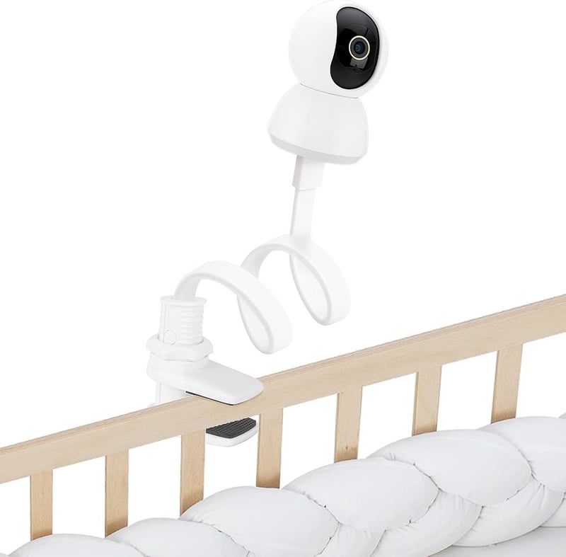 Funkprofi Univerzális Babaőrző Tartó - Flexibilis Csipeszes Kameratartó 1/4 Menetes Rögzítéssel, Kompatibilis Philips Avent és Motorola Kész