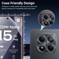 Funrae Ochranné tvrdené sklo na displej Xiaomi Redmi Note 15 Pro 4G 9H + ochranné sklo na fotoaparát, 0,33 mm, úplné pokrytie, 3D (1+sada) — 1-dielna sada 8