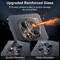 Funrae Ochranné tvrdené sklo na displej Xiaomi Redmi Note 15 Pro 4G 9H + ochranné sklo na fotoaparát, 0,33 mm, úplné pokrytie, 3D (1+sada) — 1-dielna sada 7