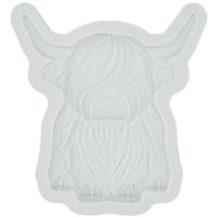 FUNSHOWCASE silikonski kalup za fondan, figurica škotskog goveda, dekoracija za torte i kolače, visina 7,7 cm 9