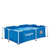 Funsicle pravokutni vrtni bazen 213x152x61 cm 1775 l plavi bazen na napuhavanje s okvirom 1