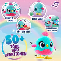 Interaktívna elektronická plyšová hračka Funtasy Family Chick-a-Boo od 3 rokov s viac ako 50 zvukmi a reakciami pre dievčatá a chlapcov 10