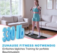 Funthy 5 az 1-ben összecsukható Pilates Reformer fekete, időzítővel 2
