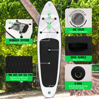 Nafukovací paddleboard SUP set FunWater s pádlom a pumpou, protišmyková EVA paluba, pre dospelých a začiatočníkov, ultraľahký 5