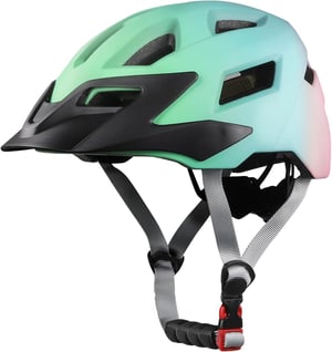 Cască de bicicletă pentru copii FUNWICT, reglabilă, mix albastru - circumferința capului 52-56 cm