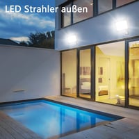 FUPE 50W LED reflektor mozgásérzékelővel kültérre 5000 lm 6500K hideg fehér IP65 fekete alumínium 3 üzemmód fényérzékelővel 8