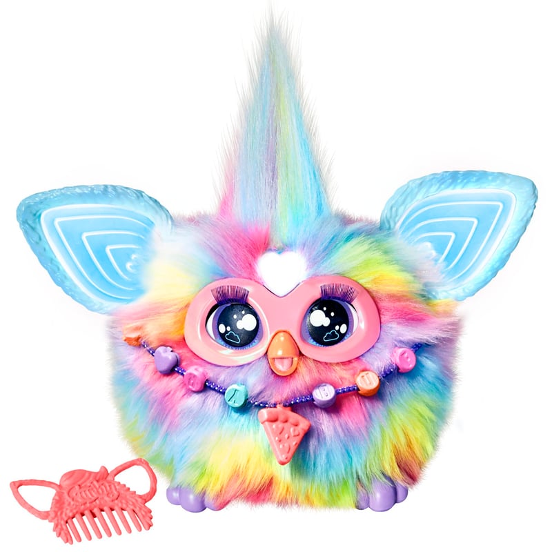 Interaktívna plyšová hračka Furby Tie Dye s 15 módnymi doplnkami, hlasovým ovládaním, od 6 rokov