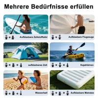 Elektrická pumpa na SUP Furein 20 PSI, dvojstupňová s automatickým vypnutím, elektrický kompresor na nafukovanie paddleboardov a nafukovacích člnov 4