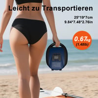 Elektrická pumpa na SUP Furein 20 PSI, dvojstupňová s automatickým vypnutím, elektrický kompresor na nafukovanie paddleboardov a nafukovacích člnov 6