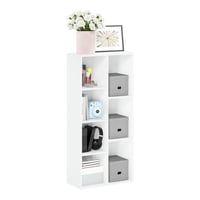 Furinno Luder 7-dijelna reverzibilna otvorena polica, bijela 1