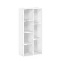 Furinno Luder 7-dijelna reverzibilna otvorena polica, bijela 7