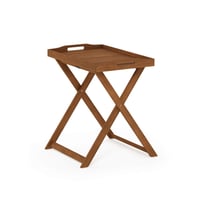 Furinno Tioman FG19557 kerti asztal, természetes fa, 40x62x68 cm 6