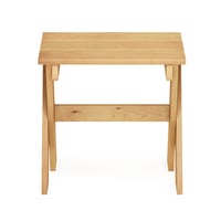 Furinno Tioman príručný stolík s podstavcom na kvety, borovicové drevo, 45,2 x 43,9 x 35,1 cm, nosnosť 32 kg 7