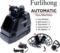 Furlihong 680BH teniszlabda kidobógép automata lengéssel és szabályozható szöggel 5