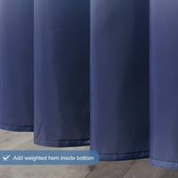 Furlinic Textil Zuhanyfüggöny Fehér-Sötétkék 120x200cm Vízálló Penészálló 4
