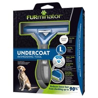 FURminator deShedding Tool 2.0 Kefa na vyčesávanie podsady pre veľké psy, krátkosrsté, veľkosť L 1