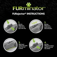 FURminator deShedding Tool 2.0 Kefa na vyčesávanie podsady pre veľké psy, krátkosrsté, veľkosť L 6