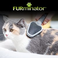 FURminator dvostrana četka za pse i mačke - 2 u 1 četka za njegu dlake za uklanjanje čvorova, mrtve dlake i nečistoća 7
