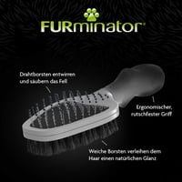 FURminator dvostrana četka za pse i mačke - 2 u 1 četka za njegu dlake za uklanjanje čvorova, mrtve dlake i nečistoća 3