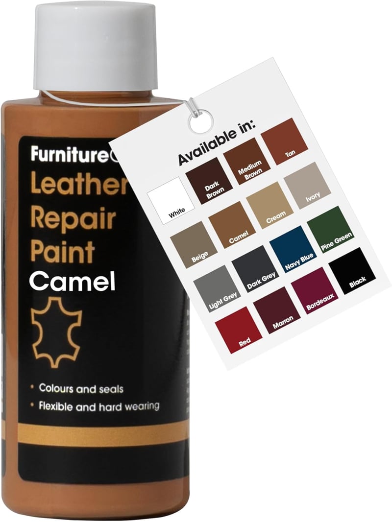 Furniture Clinic Bőrfesték Kamel 50ml - Kanapé, Autó, Cipő, Táska Javításához