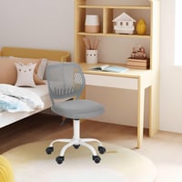 Detská stolička k písaciemu stolu FurnitureR, výškovo nastaviteľná, s ergonomickým operadlom a opierkami na ruky, 5-koliesková stolička pre deti vo veku 3 – 10 rokov, nosnosť max. 100 kg 1
