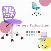 Detská stolička k písaciemu stolu FurnitureR, výškovo nastaviteľná, s ergonomickým operadlom a opierkami na ruky, 5-koliesková stolička pre deti vo veku 3 – 10 rokov, nosnosť max. 100 kg 5