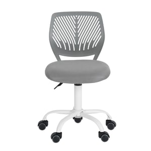 FurnitureR Színes Modern Forgó Gyerek Irodai Szék Karfa Nélkül Állítható — lábrész kopott, ülés hátoldala sérült (állapot: lásd a 2. képet)