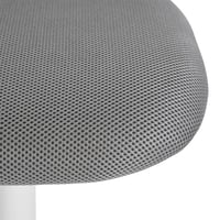 Scaun de birou pentru copii FurnitureR, modern, colorat, pivotant, reglabil pe înălțime, fără cotiere, pentru camera de studiu sau biroul de acasă, gri, 38,5x40x75-87 cm 8