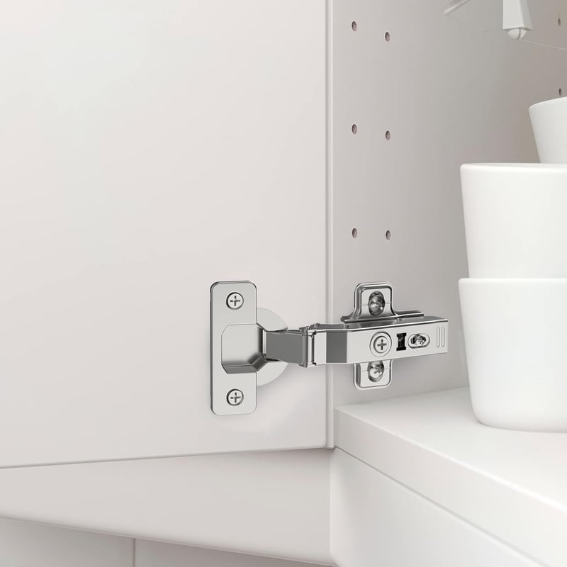 Furniware 10 db Sarokzáró Soft Close Szekrénycsuklop, 110°, Csendes Hidraulikus, Rejtett Konyhai Ajtócsuklop