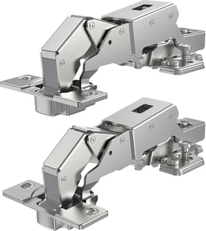 Furniware 165° soft close süllyesztett pánt 52 mm furattávolság, 35 mm csésze - 2 db