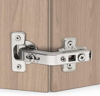 FURNIWARE 2 db 35 mm-es sarokcsukló 135 fokos kihajtható ajtóhoz, görbe csésze pánt sarokmegállítóval konyhaszekrényhez 2