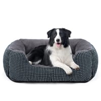 FURTIME Psia posteľ pre stredne veľkých psov, prateľný mäkký psí kôš s protišmykovou podložkou, pelech proti úzkosti pre malé a stredne veľké psy a mačky 1
