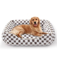 Pelech pre veľké psy FURTIME, umývateľný, protišmykový plyš – 89 × 63 × 23 cm 1