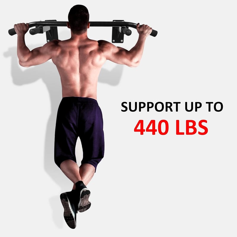 Futuhada Fali Húzódzkodó Rúd Csúszásmentes Fogantyúval Otthoni Edzéshez