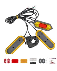 Fututech LED set pokazivača smjera za električni romobil Xiaomi M365 Pro - stražnje svjetlo upozorenja 2