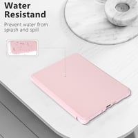 FUWANG Kindle Paperwhite 11. generáció 6.8" bőrtok fekete/rózsaszín auto sleep wake 8