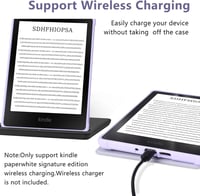 FUWANG Kindle Paperwhite 11. generáció tok, könnyű PU bőr borító, automatikus ébresztés-alvás funkcióval 3