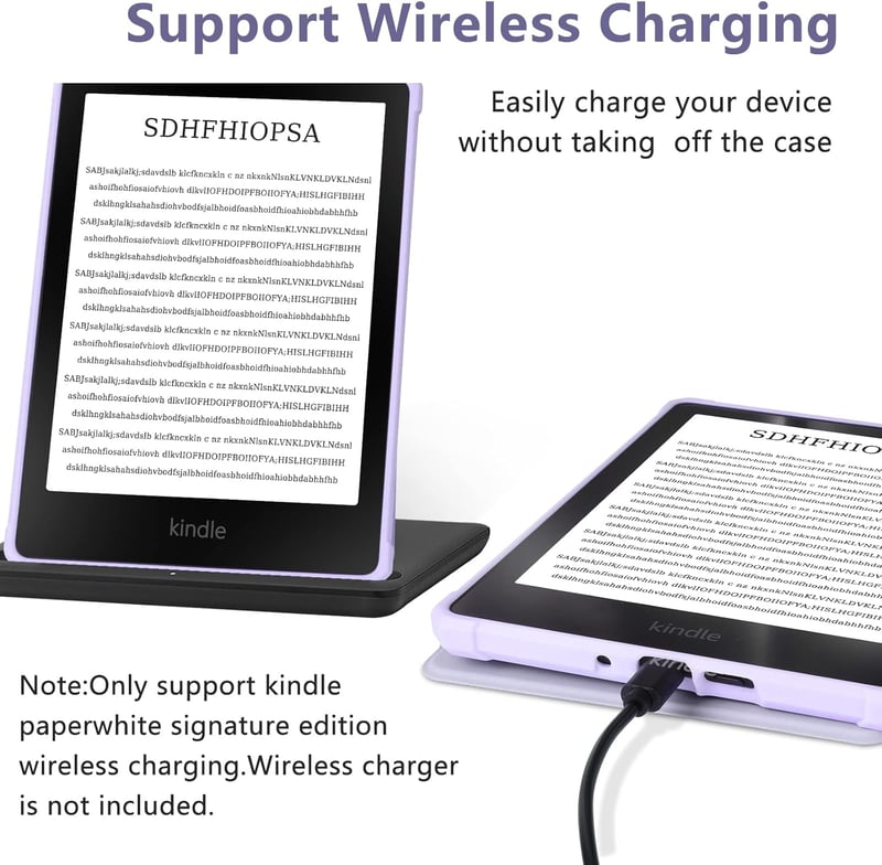 FUWANG Kindle Paperwhite 11. generáció tok, könnyű PU bőr borító, automatikus ébresztés-alvás funkcióval