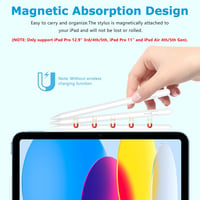 FUWANG Stylus Pen Apple iPad 2018-2023 tenyérelutasítás mágneses rögzítés fehér 6