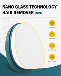FVION Nano Crystal Szőrtelenítő - Fájdalommentes Szőreltávolítás Nőknek és Férfiaknak - Zöld 4