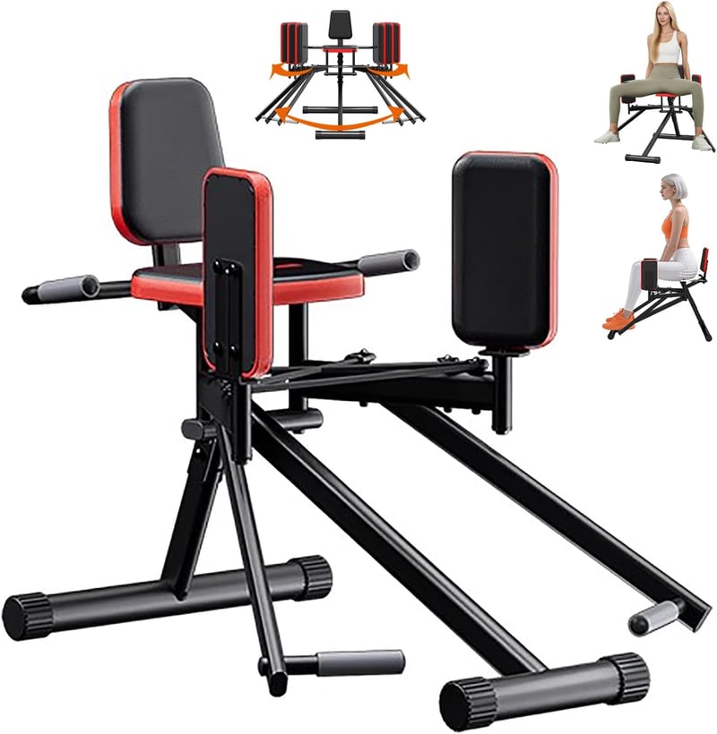 FWTXZTER Csípő Trainer 3 Szintű Ellenállással, Fenék Feszesítő Edzőgép Nőknek - Black