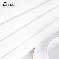 FXKS Fehér Téglalap Asztalterítő 6 db – 229 x 396 cm, 8 ft-os Asztalhoz, Mosható Dekoratív Abrosz 4