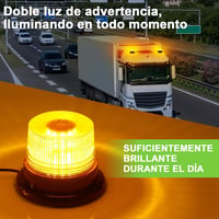 Fxlpower 2 buc. girofar LED rotativ 12V-24V galben, magnet puternic pentru freză de zăpadă, utilaje, stivuitor, tractor 7