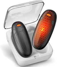 FYDEE 14000 mAh Elektromos Kézmelegítő Powerbank Funkcióval, 3 Hőfok 58°C-ig 1