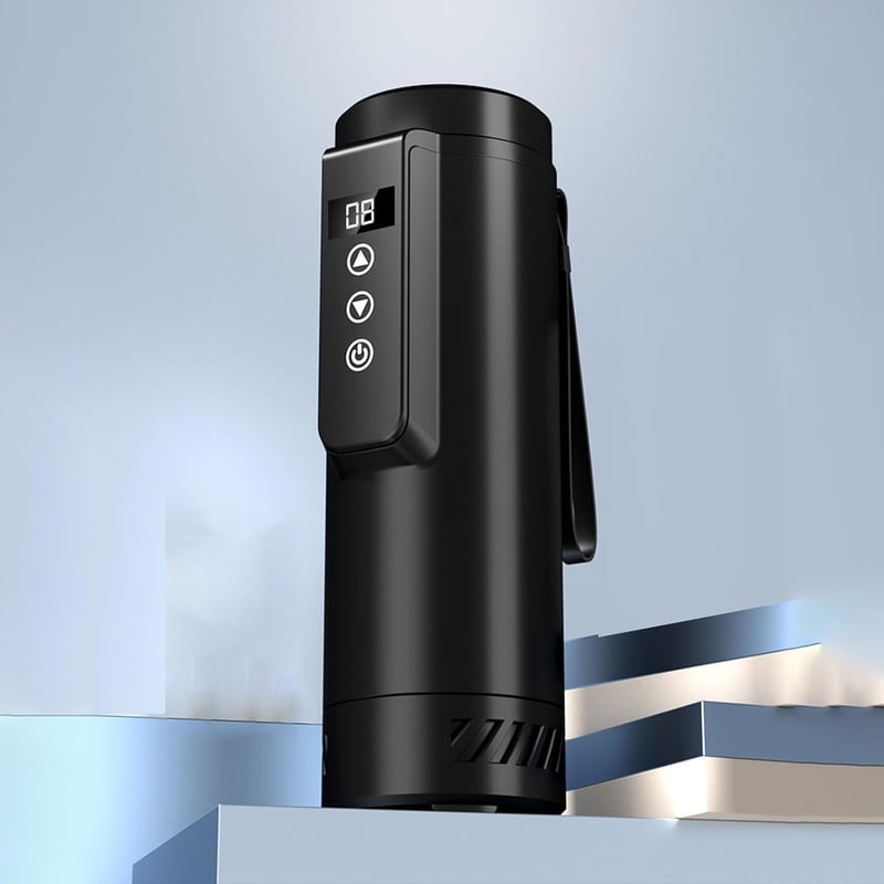 Fyearfly Elektromos Inzulin Hűtőtáska Utazáshoz, Hordozható Gyógyszerhűtő 30 Óra 0-18°C, 5 Inzulin Tollhoz USB LCD Kijelző Fekete