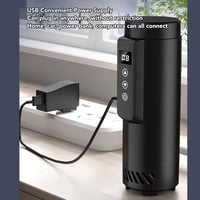 Fyearfly Elektromos Inzulin Hűtőtáska Utazáshoz, Hordozható Gyógyszerhűtő 30 Óra 0-18°C, 5 Inzulin Tollhoz USB LCD Kijelző Fekete 6