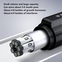 Fyearfly Insulin Hűtőtáska USB 30H Utazáshoz - 5 Tollhoz 5