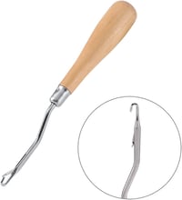 Fyearfly Horgolótű Fa Nyéllel 16cm - Latch Hook Szőnyeg és Faldekoráció Készítéshez 6