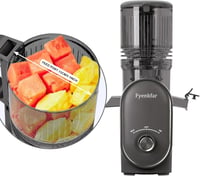 Fyenkfar Lassú Gyümölcs és Zöldség Préselt Szürke - Vitamintartó Juice Készítő 8